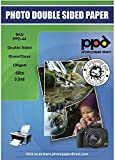 PPD A4 x 50 Fogli 180g Carta Fotografica Fronte-Retro Lucida Per Stampanti Inkjet - PPD-44-50