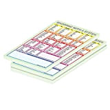 PRICARO Shopping List" System", colorata, formato A5, set di 3