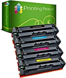 Printing Pleasure 203X 4 Toner Compatibili per HP LaserJet Pro M254 dw/nw MFP M280 nw MFP M281 fdn/fdw | CF540X ...