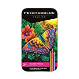 Prismacolor 3597T Premier Colored Pencils, Soft Core, 24-Count