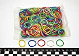 Progom – elastici di gomma - 25 mm x 1,7 mm – multicolore (bianco, giallo, verde, rosso, blu) – Confezione ...