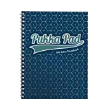 Pukka Pad - Blocco formato A4, confezione da 3, colore: Blu scuro