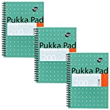 Pukka Pad Jotta-Quaderno a quadretti, formato A5, confezione da 3 pezzi