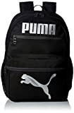 PUMA Boys' Big Evercat Meridian 2.0 Backpack, Black/Silver, OS