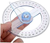 Puntatore Goniometro 360 Gradi Righello Circolare Strumenti di Misura Per Scuola Ufficio Altalena Braccio Finder Deft