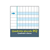 Quaderni maxi Didattico per la dislessia e disgrafia 5MM (2 pezzi) quadretto - 36 pagine da 100 gr
