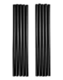QWORK 10 Pezzi Stick di Colla a Caldo per Attrezzi di Rimozione Ammaccature, Ø11mm x 270mm (Nero)