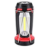 raguso Torcia Portatile, Lanterna da Campeggio a LED Pieghevole Stile Trifoglio Portatile Torcia Elettrica da Lavoro Ricaricabile per Esterni