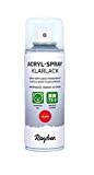 Rayher vernice acrilica spray trasparente, brillante, bomboletta 200ml, per esterni ed interni, ecologico, 34467000