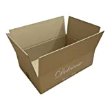 Regalami.shop 5 scatole cm 48x33x15 in resistente cartone ondulato per traslochi, spedizioni, per tenere in ordine le tue cose e ...