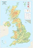 Regno Unito di gran Bretagna e Irlanda del Nord mappa – A0 Dimensioni 84.1 x 118.9 cm