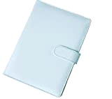 Retro in apertura e chiusura a libro cover Refillable notebook Journal Blank writing Journal (Big Size) Blue