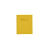 Rhino B - Quaderno, 200 x 165 mm, 48 pagine, confezione da 10, colore: Giallo