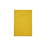 RHINO B - Quaderno formato A4, 64 pagine, confezione da 10, colore: Giallo