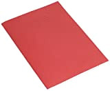 RHINO-Libro per esercizi con 80 pagine bianche, formato A4, colore: rosso (Confezione da 10)