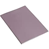 Rhino - Quaderno a quadretti da 7 mm, formato A4, 80 pagine, confezione da 10, colore: viola
