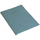 RHINO-Quaderno formato A4, 15 mm, 80 pagine a righe, colore: azzurro (Confezione da 10)