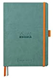 Rhodia 117807C - Taccuino morbido Goalbook acqua A5, 14,8 x 21 cm, con puntini, 240 pagine, carta Clairefontaine, avorio 90 ...