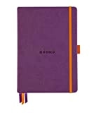 Rhodia 118579C Taccuino rigido Rhodiarama Goalbook, A5 (14,8x21 cm), 240 pag numerate, dots, carta Clairefontaine bianca 90 g/m², 2 nastri, ...