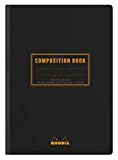 Rhodia 119209C Composition Book -Taccuino morbido con dorso telato, A5 (14,8x21 cm), 160 pagine, a quadretti 5x5, carta Clairefontaine bianca ...