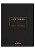 Rhodia 119229C Composition Book -Taccuino morbido con dorso telato, 19x25 cm, 160 pagine, a quadretti 5x5 , carta Clairefontaine bianca ...