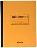 Rhodia 119248C Composition Book -Taccuino morbido con dorso telato, 19x25 cm, 160 pagine, a righe+ marg, carta Clairefontaine bianca 80 ...