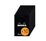 RHODIA 12559C - Bloc-Notes a punto METALLICO Dotpad N°12 Nero - 8,5x12 cm - 80 Fogli Staccabili - Carta Clairefontaine ...