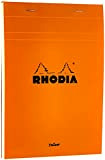 Rhodia 16260C blocco punto metallico N ° 15, 14,8x21 cm, 80 pagine staccabili, a quadretti, carta Clairefontaine gialla 80 g/m², ...