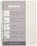 Rhodia 193409C, Quaderno classico a spirale 160 pagine, Bianco, 22,5 x 29,7 cm