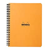 Rhodia 193448C Quaderno a spirale Notebook 16x21cm, 80 pagine staccabili, dots (punteggiato), carta Clairefontaine bianca 80 g / m², copertina ...