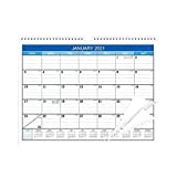 Riou Calendario da Parete 2021 in Stile Semplice Calendario Mensile di Alta qualità può capovolgere Il Calendario Aziendale per Ufficio ...