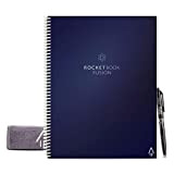 Rocketbook Fusion Quaderno Appunti Digitale - Riutilizzabile Taccuino Digitali A4 Blu A Spirale, Agenda Giornaliera, Planner Settimanale, Penna Cancellabile Pilot ...
