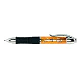 Rollerball Pen,Retract/Refill,1.0mm Pt.,Orange Barrel/BK Ink, Sold as 1 Each