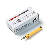 Rapidograph cartucce di inchiostro capillari nere Rotring Rapidograph set Junior 3 penne tecniche accessori & 1 matita Tikky S0194640 confezione da 3 0,20 mm, 0,40 mm, 0,60 mm 