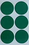 Royal Green Bollini Adesivi Rotondi Verdi da 50mm (5cm) Scrivibili e Multiuso - Confezione da 180 Pezzi