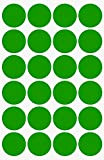 Royal Green Bollini Adesivi Verdi 25mm - Etichette Adesive Rotonde Colorate Diametro 2,5cm - Confezione da 360 Pezzi
