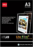 RTL49 - A3 x 10 fogli per qualsiasi stampanti Inkjet e stampanti laser (copiatrici multifunzione) - Carta retroilluminata / Lite ...