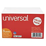 Ruled Index Cards, 3 x 5, White, 500/Pack, Sold as 1 Package