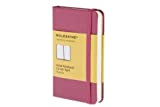 Ruled notebook extra small, dark pink