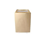 Sacchetto di carta confezione da 100 pezzi per spedizione online FSC con chiusura adesiva e soffietti laterali 6+6cm (30x41+4cm, Kraft)