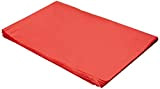 Sadipal Confezione da 25 fogli di carta velina, 50 x 70 cm, colore: rosso