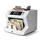 Safescan 2665-S - Contabanconote con valore per banconote miste euro ad alta velocità con rilevamento della contraffazione in 7 punti. ...