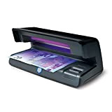 Safescan 50 Black - Verificatore di contraffazione UV per la verifica di banconote, carte di credito e documenti d'identità.