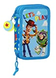 SAFTA Astuccio scolastico con 28 utensili inclusi di Toy Story Let's Play, 125 x 40 x 195 mm, blu