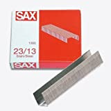 sax design 1-213-03 - Punti per cucitrice Sax, 23/13, 1000 pezzi
