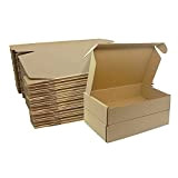Scatole di spedizione in cartone ondulato, 230x160x50mm grandi scatole postali per la spedizione, scatole di imballaggio marrone per affari, stoccaggio ...
