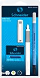 Schneider Ceod Classic 76850 - Penna stilografica M (Medium), punta iridio, fusto bianco, cancellabile, confezione da 6 cartucce d'inchiostro cancellabili ...