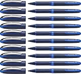 Schneider One Business non-retractable penne a sfera con inchiostro liquido, confezione da 10 blue
