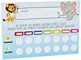 School Stickers Programma di spazzolatura dei denti A4 - Tabella di ricompensa con adesivi