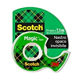 Scotch 3M Magic Tape Nastro Adesivo Trasparente, 19 mm 7.5 m